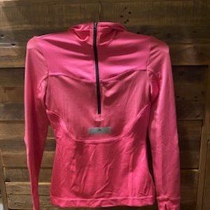 Adidas Stella McCartney Pink Running Pullover w/ hood, XS
